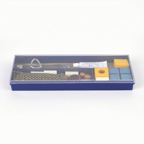 Cue Repair Kit with Case Compact Billiard Chalk Complete Cue Repair Kit for Pool Enthusiasts