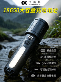 强光手电筒小型便携led远射超亮大功率2026新款大容量充电照明灯