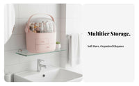 Vanity organizer with Drawers particle-resistantproof Cosmetic Display Case Clear View Lid