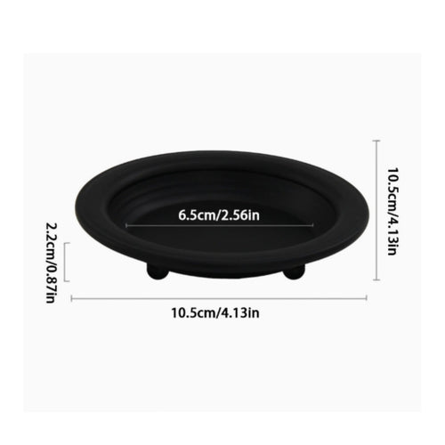 Black Candle Holder Decorative Centerpiece Candlestick Modern Design