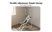 Space-Saving Foldable Stair Climber Non-Slip Pedals Stair Climber with Display Calorie Calorie Consumption Home Stepper Exercise Machine Quiet Operation for Beginners, Seniors, Adults, Small Areas, Indoor, Apartments, Living Room