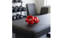 4 Pieces Dumbbell Locking Nut Replacement Dumbbell Nut with Edge Tool Spinlocks  for Weightlifters