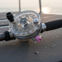 Right-handed transparent ice reel