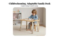 young child Drawing Table with Paper Roll sturdy Wood Construction Play Desk at no extra cost