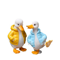 Cute Little Duck Ornament Farm Duck Couple Desktop Garden Courtyard Decoration
