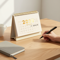 Kabaxiong 2026 Year of the Horse Desk Calendar, Simple Office Planner and Monthly Organizer