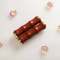 Rosewood Hand Roller Comfortable Grip Wooden Fidget Roller for Travel, Musicians