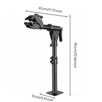 Desktop Bike Repair Stand Adjustable Height Cycle Repair Stand Rubber Feet Vehicle Tool for Garage