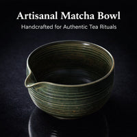 Ceramic Matcha Bowl, Kiln Change Tea Break Bowl
