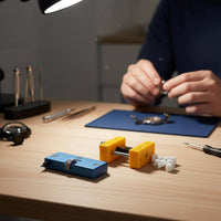 Watch Case Opener Knurled Wheel Watch Repair Tool Kit Metal Body