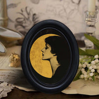 Cartoon Ghost Wooden Picture Frame for Desk, Living Room, Dining Room, Entryway