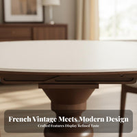 5 Pieces Extendable Design transformable Square-tocircular table Sintered Stsingle Top Dining Set Space-Saving Indoor Furniture sturdy Wood Frame for Apartment Dwellers, Small Families, homeowners, Family Gatherings, Home