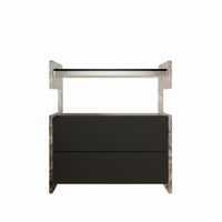 Wavy Side Table Light Luxury aesthetic Nightstand Minimalist Design for Small Spaces