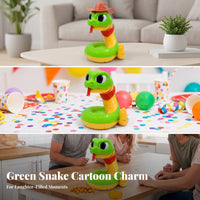 Molded Plastic Coiled Snake Toy Gift Box Electric Prank Snake Toy
