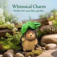 Resin Hedgehog Figurine for Miniature Landscape Decor