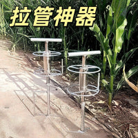 新款农用浇地打药拉管神器高压泵电动打药拉管器拉管转弯神器
