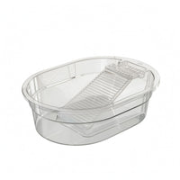 Integrated Washboard Basin Anti-Slip Bottom Portable Laundry Tub Hanging Hole