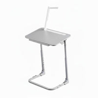 Wheeled C-Table Height-Adjustable Rolling Desk Portable for Bedroom, Seniors
