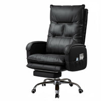 Reclining Desk Chair with Footrest 360° Swivel Lightice Furniture High Back
