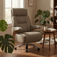 Executives Office Chair Padded Reclining Office Chair Upholstered