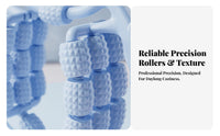Loop with Roller Wheels | Leg Massage Clamp, Open Circular Frame, for Home