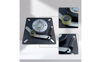 360 Degree Rotation Swivel Chair Base with Mounting Plate Easy Installation Swivel Chair Base with Mount Plate Sturdy Low-Profile for DIYers