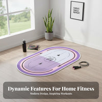 Noise Reducing Jump Rope Mat Protects Floors Skipping Rope Mat Multi-Purpose Long-Lasting for Indoor, Apartment Living