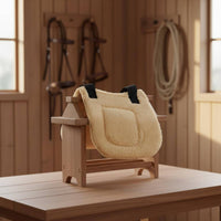 Thick Western Saddle Pad Safeguarding Wool Felt Saddle Pad Breathable