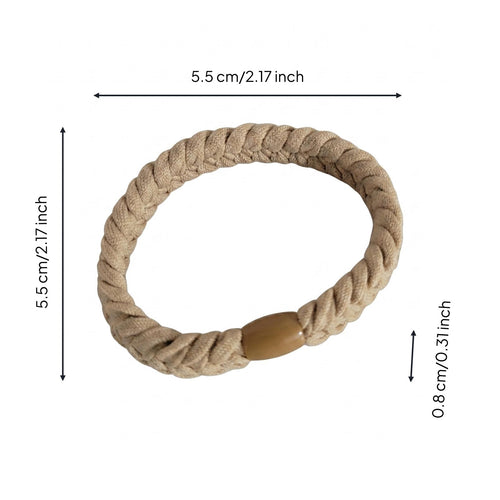 Braided Hair Tie Woven Hair Elastic Thickened Fashion Accessory for Women