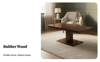 raiseTop Coffee Table Adjustable Height raiseTop Storage Table Versatile Purpose Anti-Collision Rounded Corners
