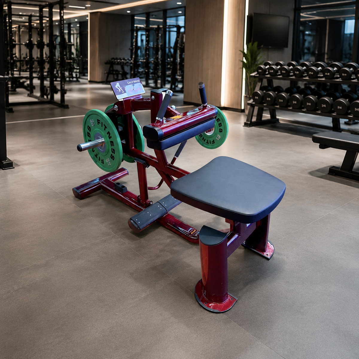Calf raise machine, seated calf raise, calf training machine, training machine, compatible for commercial gym and home gym