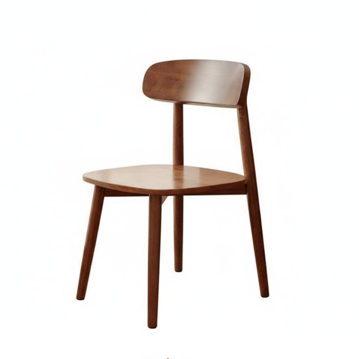 Upholstered Seat Wooden Chair Nordic design Kitchen Seating Minimalist Aesthetic Ergonomic for Design lovers, Families
