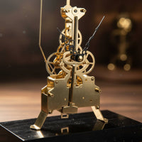 Electronic Clock Movement Vintage Type Skeleton Clock Movement Decorative Gears Timekeeping Item