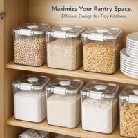 Rice Storage Container Large, Airtight Lid Measuring Cup, Food Storage Container Large Capacity, Thi - Image 5