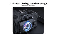 Easy Installation Semiconductor Camera Cooler Low Noise Operation Semiconductor Camera Cooler Lightweight for Footage Graphers