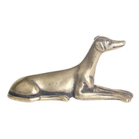 Dog Figurine Bronze Dog Figurine with Weighted Base Sculpted for Desk, Office