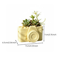 Succulent Planter Polished Finish Resin Planter Molded