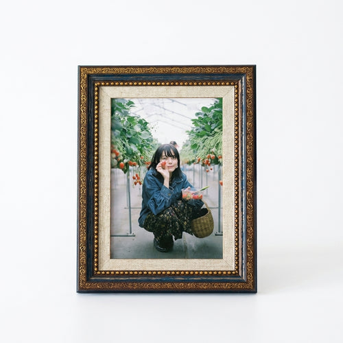 Vintage Picture Frame Desk Display, Ornate European Classical Resin Frame, Handmade Decorative Holder, Antique Ornate Photo F