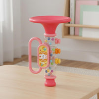 Oral Muscle Exercise Toy Trumpet Lung Capacity Training Kids Blow Whistle Sensory Development Kids Musical Trumpet Develops Fine Movement Skills for Toddlers, Babies, Party