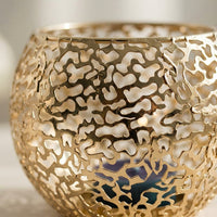 Gold Metal Candle Holder, Modern Minimalist Style