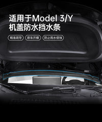 Rubber Water Deflector Seal Strip for Tesla Model Y/3 Front Hood
