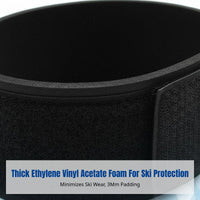 Nylon Foam Ski Strap, Adjustable Hook-and-Loop Band, Kids Sled Harness, Multi-Purpose, Lightweight, 5cm Wide