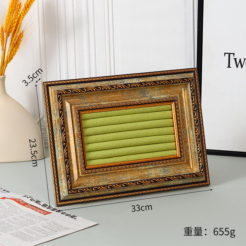 Green Linen Strip