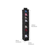 10 Layer Hanging Storage Bag Easy to Reach Hanging Hat Organizer for Closet