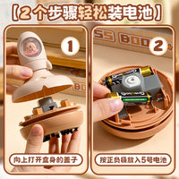 Kabaxiong Little Rocket Handheld Desktop Vacuum Cleaner for Students, Strong Suction, Eraser Crumb Cleaner, Children's Desktop Cleaning