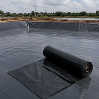 HDPE Waterproof Sheet Impermeable Sheet Black Geomembrane For Aquaculture Ponds Reservoirs Agricultural Ponds