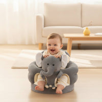 Baby Learning Seat Cushioned Soft Baby Chair Infant Back Support Floor Chair Supportive Toddler Floor Seat Comfortable