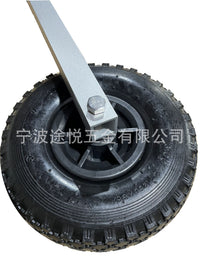 厂家批发橡皮艇尾轮 充气艇拖轮 冲锋舟拖车 钓鱼船用拖轮