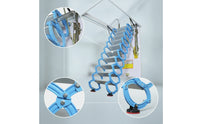 Telescopic Retractable Attic Staircase Telescoping Electric Attic Ladder Extendable Folding Ceiling Ladder Heavy Duty for Loft