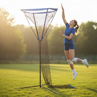 Volleyball Training Net Stand Sturdy Volleyball Training Net with Carry Bag Heavy Duty for Coaches